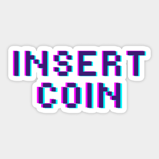 Insert Coin Sticker